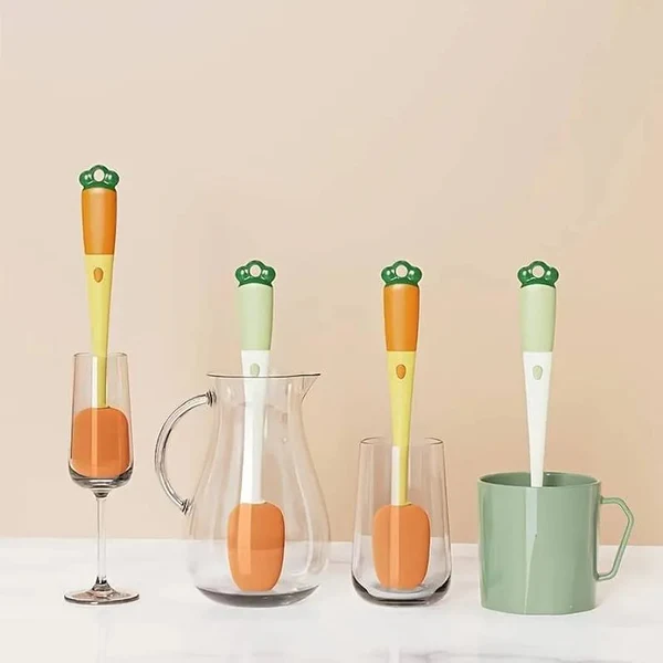 Sponge Cleaning Cup Brush 3 In 1 Multifunctional