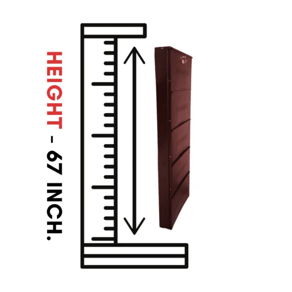 5-tier Space Saving Design Shoe Rack For 15 Pairs