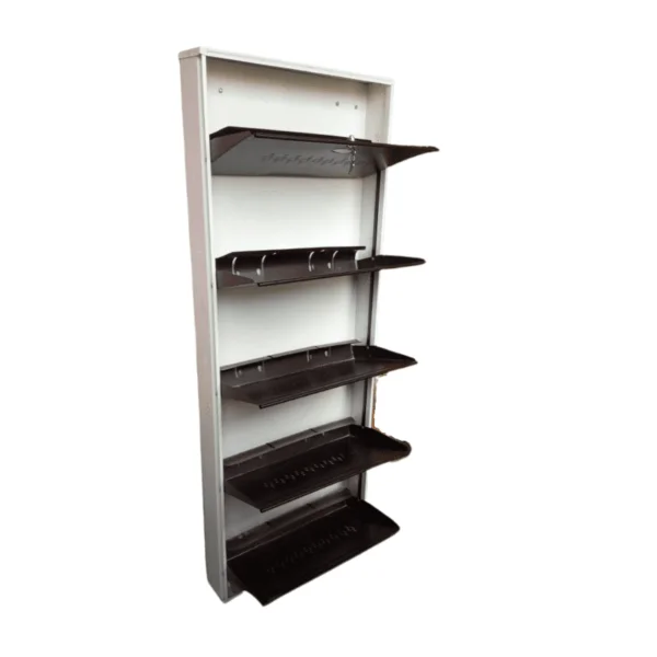5-tier Space Saving Design Shoe Rack For 15 Pairs
