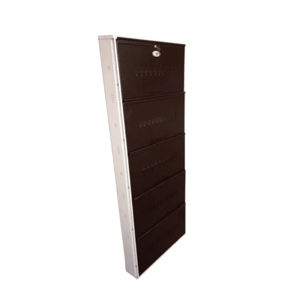 5-tier Space Saving Design Shoe Rack For 15 Pairs