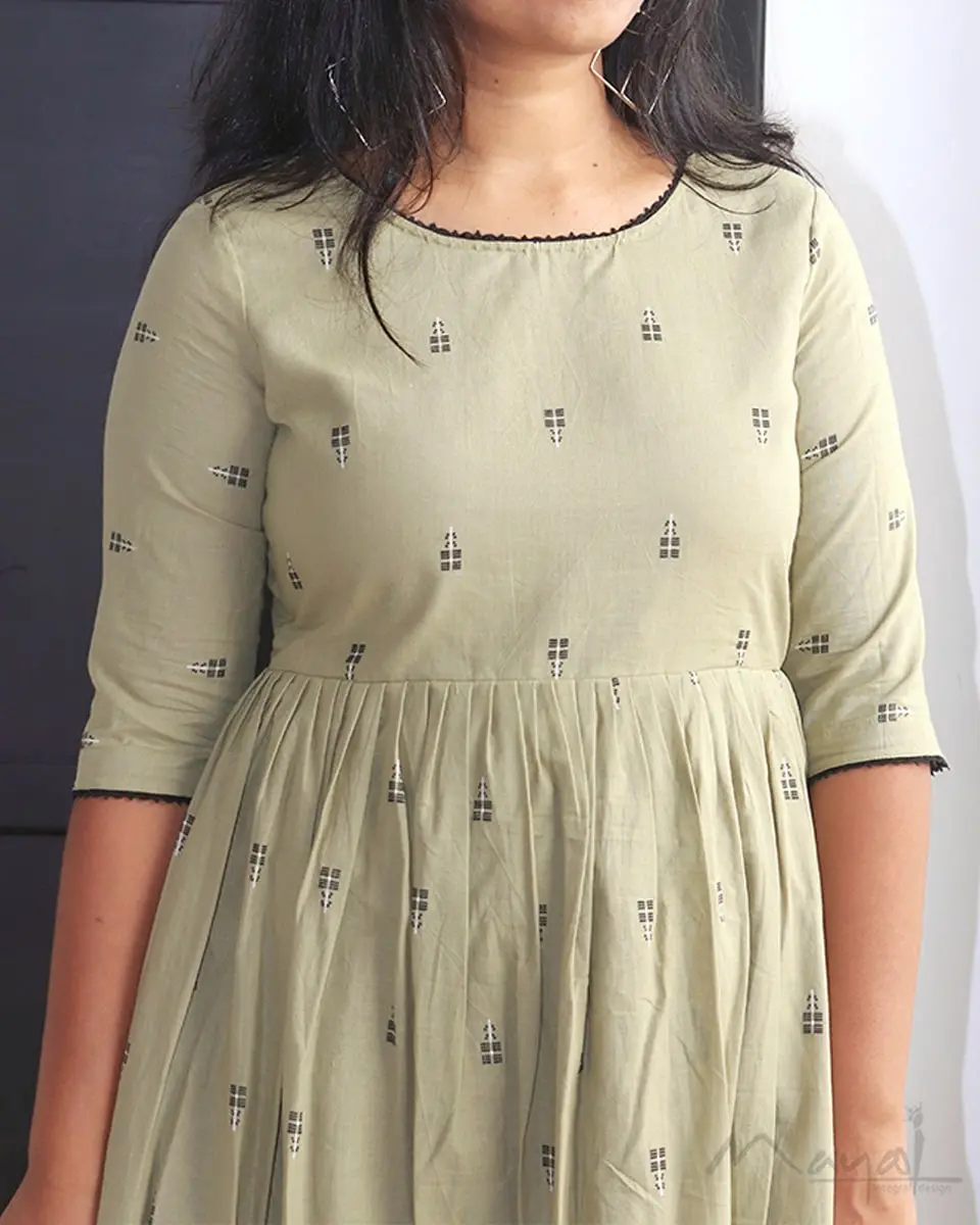 Lily Green Fit & Flare Dresses