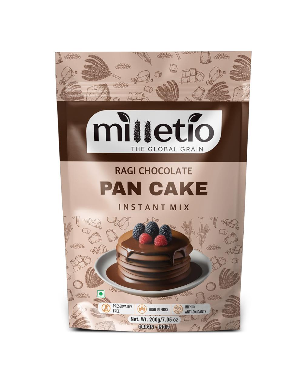 Ragi Chocolate Pan Cake Instant Mix