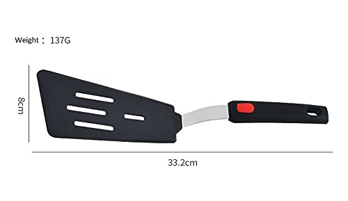 P-plus International Pancake Spatula Silicone Turner For Nonstick Cookware