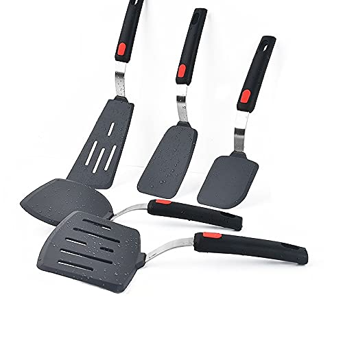P-plus International Pancake Spatula Silicone Turner For Nonstick Cookware