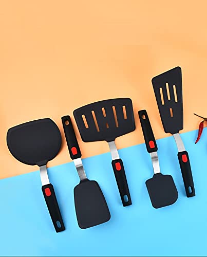 P-plus International Pancake Spatula Silicone Turner For Nonstick Cookware