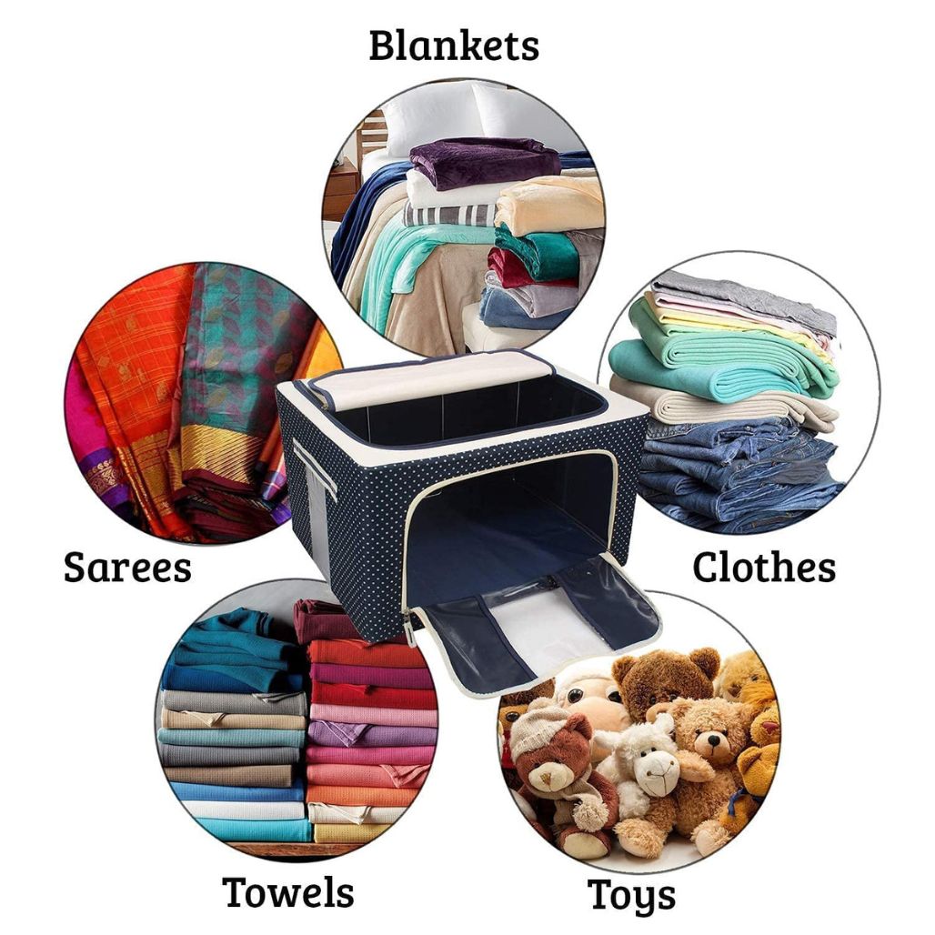 Foldable Fabric Storage Organizer Box